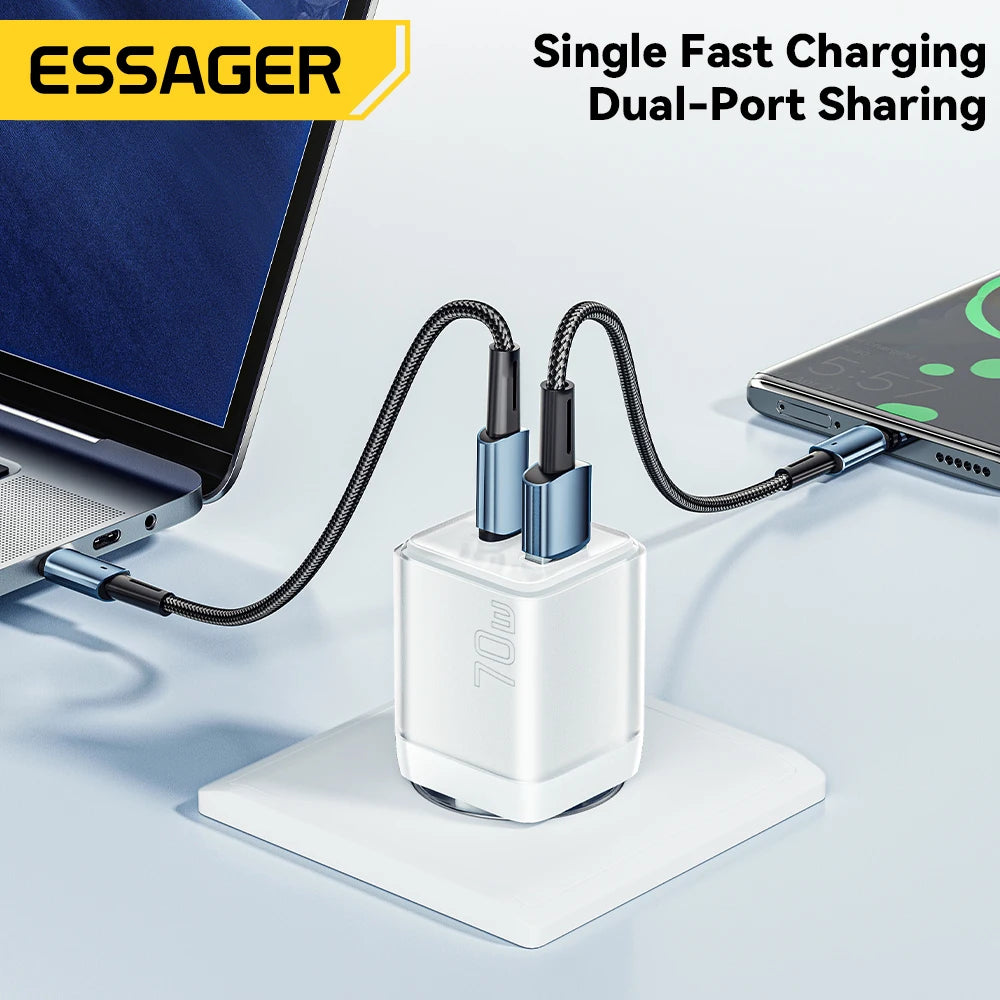 Essager 70W GaN Type-C Charger