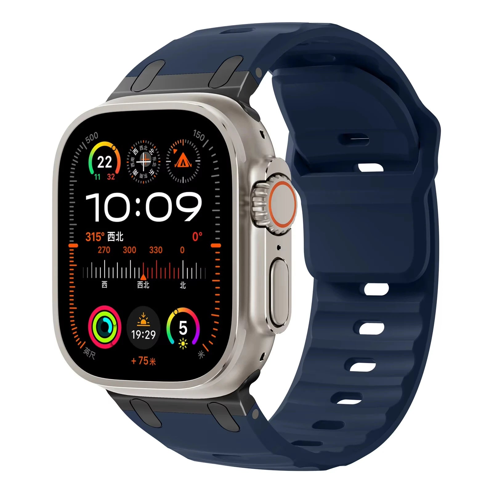 Comfort-Fit Sport Silicone Strap for Apple Watch