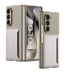 Samsung Galaxy Z Fold 6 Leather Wallet Case with Built In Card Holder