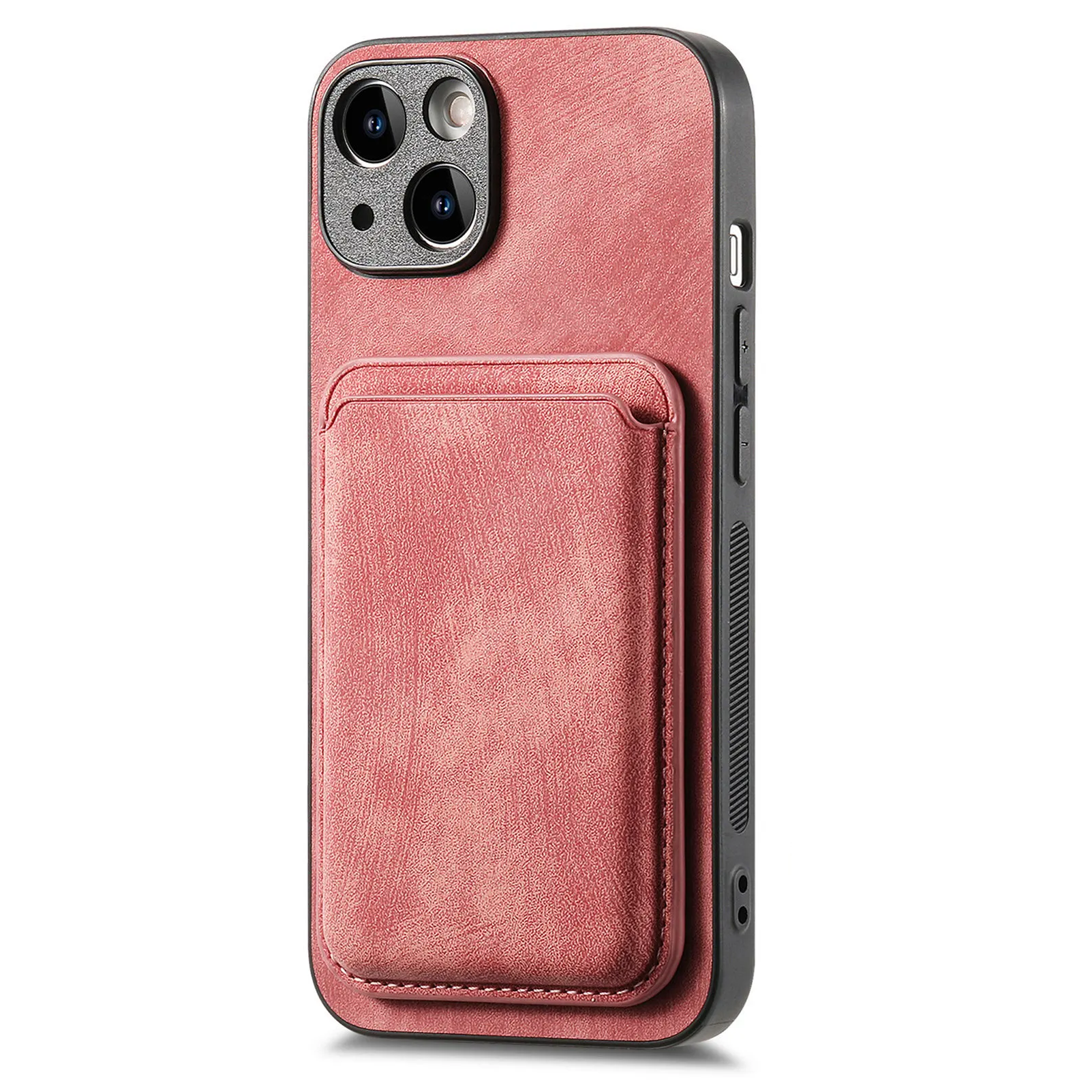 2-in-1 Detachable MagSafe Card Slot Leather Case for iPhone 15 Series