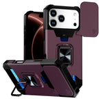 Hybrid Armor Case with 360° Rotating Ring Stand for iPhone 18 Series