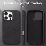 Luxury Alcantara MagSafe Case for iPhone 16 Series