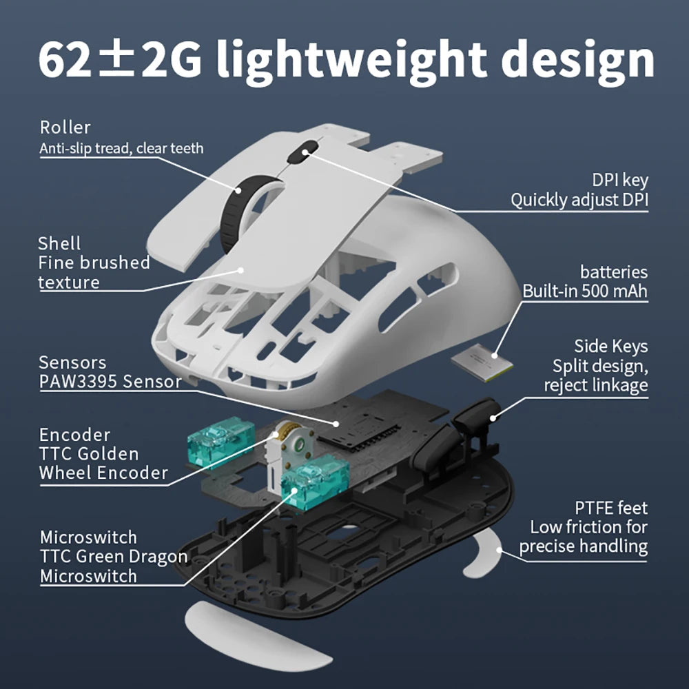 Darmoshark X5 Wired/Wireless Gaming Mouse