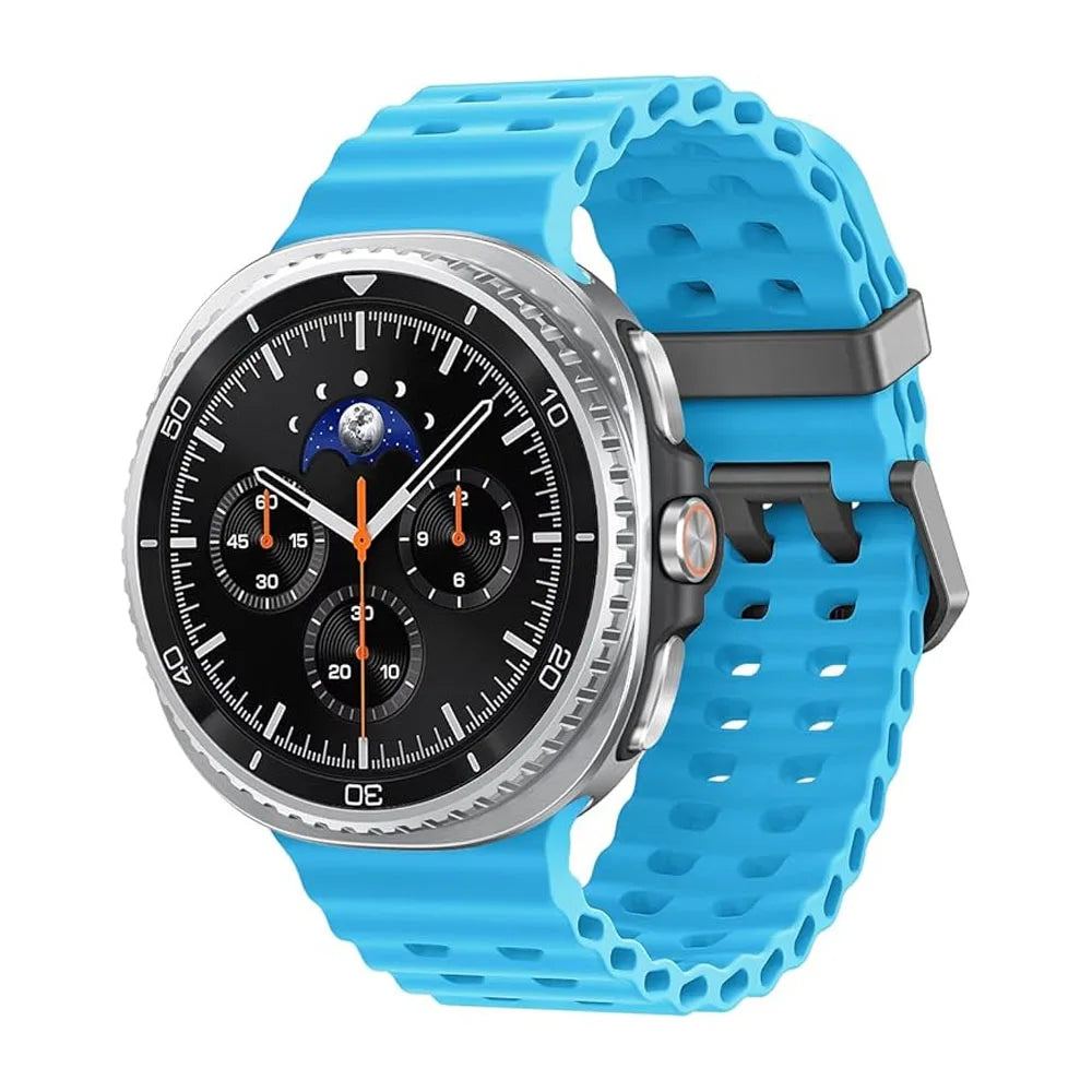 Breathable Ocean Silicone Sport Band for Samsung Galaxy Watch 8 & Galaxy Watch 8 Classic
