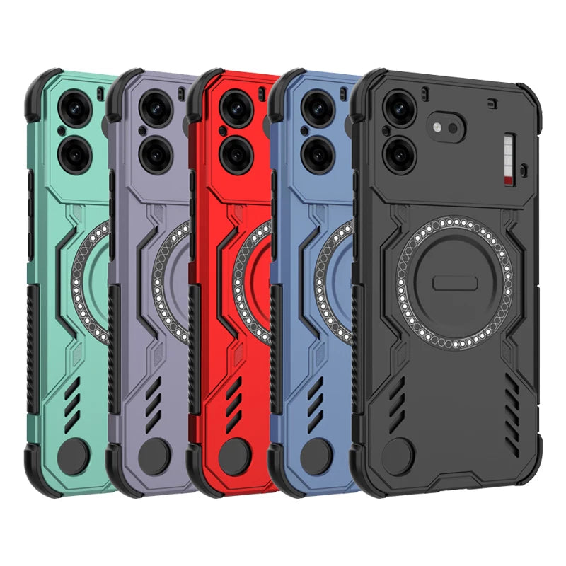 Shockproof Magnetic Case with Heat Dissipation for Nothing Phone (4b)
