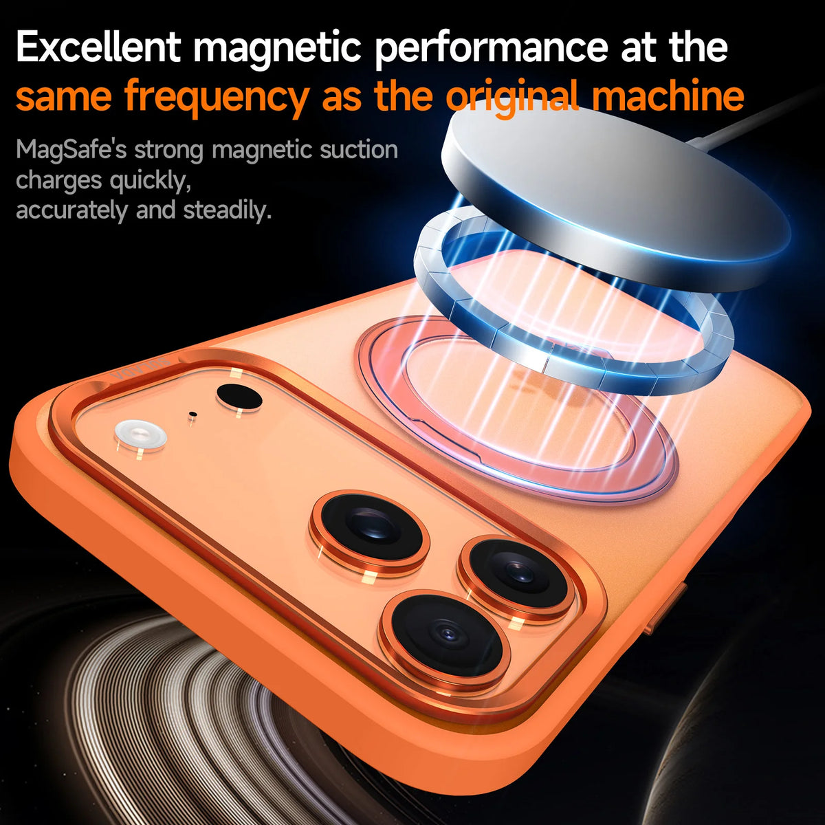 Shockproof Slim-Fit MagSafe Case with 360° Rotating Kickstand for iPhone 18 Series
