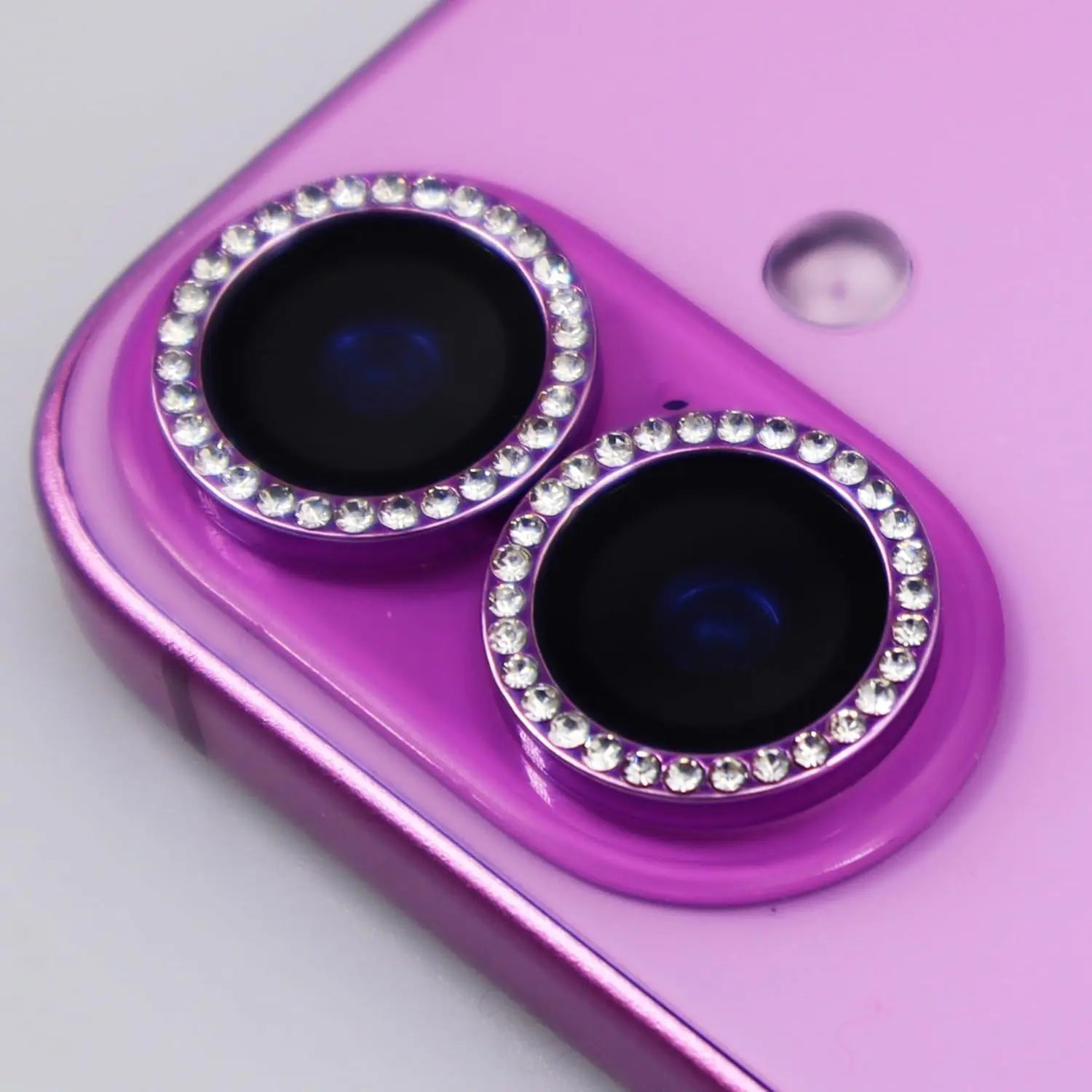 Bling Glitter Diamond Rhinestone Camera Lens Protector for iPhone 16 / 16 Plus