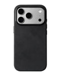 Crazy Horse Leather MagSafe Case with Raised Camera Ring for iPhone 17 Series
