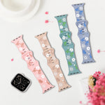 Soft Engraved Silicone Strap for Apple Watch