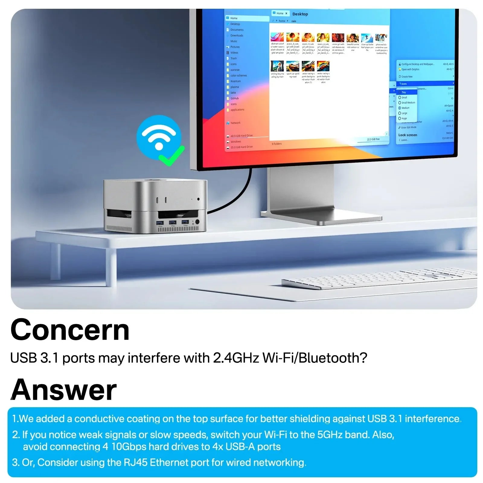 Acasis 10Gbps USB-C Dock for Mac Mini M4/M4 Pro with Dual NVMe Enclosures