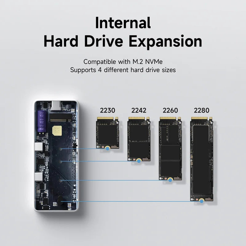 Hagibis USB-C 3.2 Gen2 M.2 NVMe SSD Enclosure