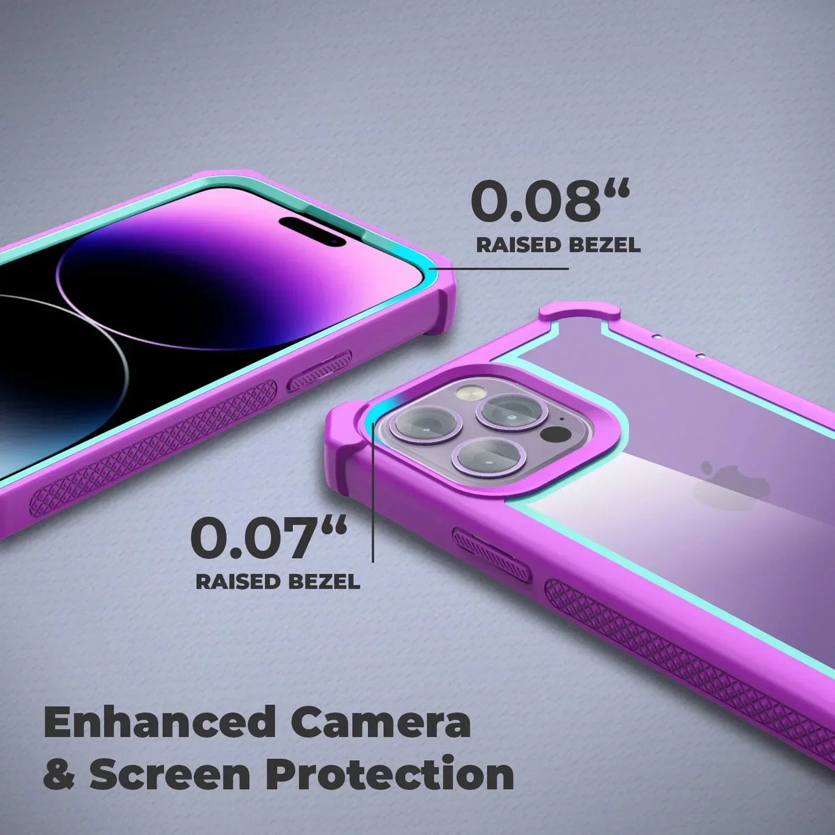 Durable Transparent Hybrid Case for iPhone 17 Series