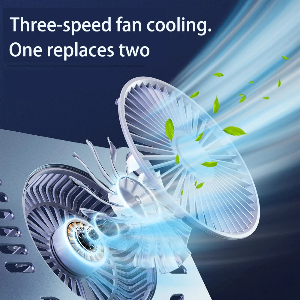 Aluminum Laptop Stand with Cooling Fan