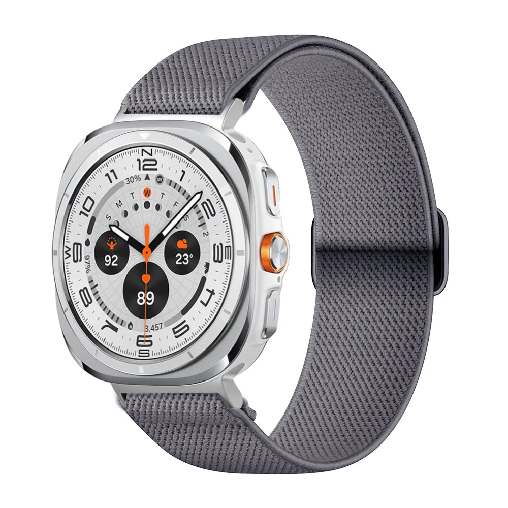 Elastic Nylon Scrunchie Strap for Samsung Galaxy Watch Ultra