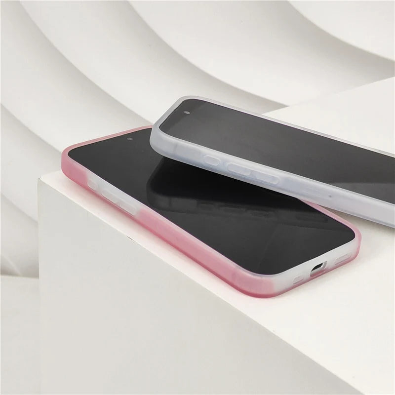 Translucent Frosted Liquid Silicone MagSafe Case for iPhone 16 Series