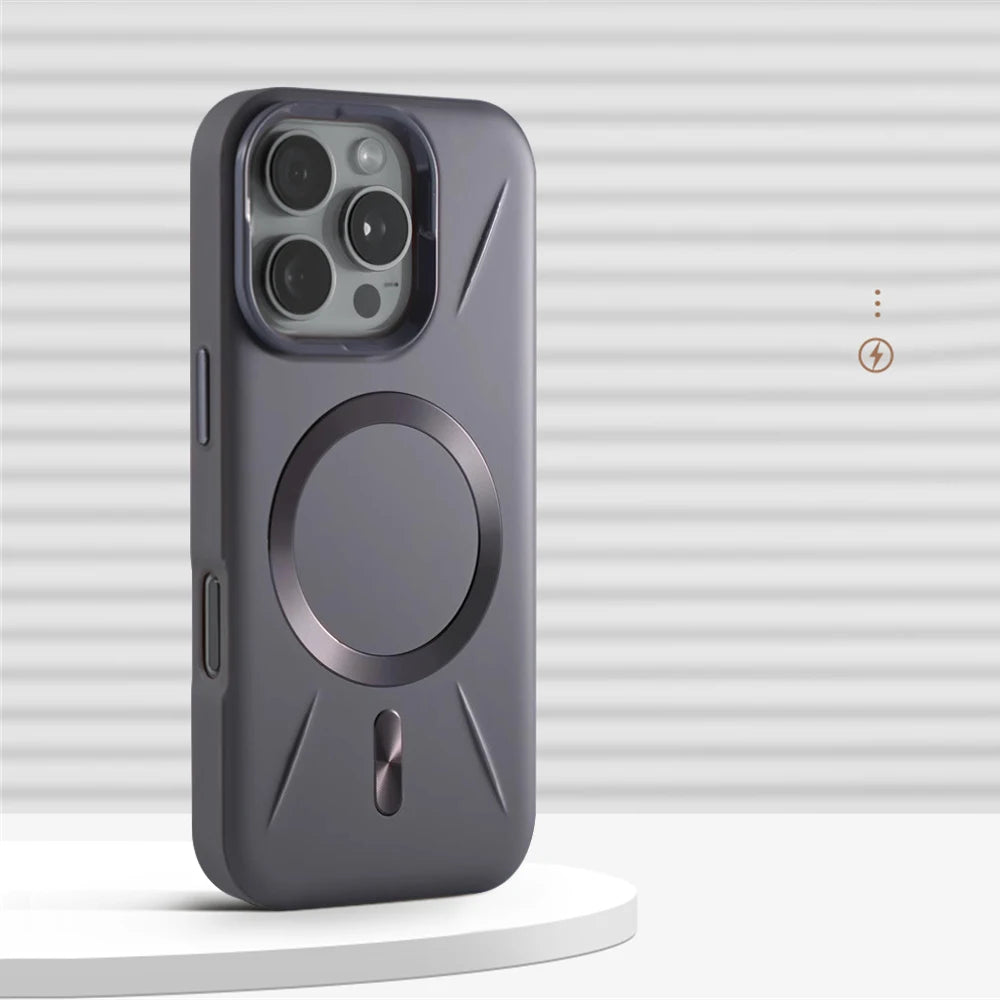 Luxury Shockproof Matte MagSafe Case for iPhone 16 Series