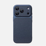 Luxury Lychee Texture Leather Case with Full Camera Protection for iPhone 17 Series