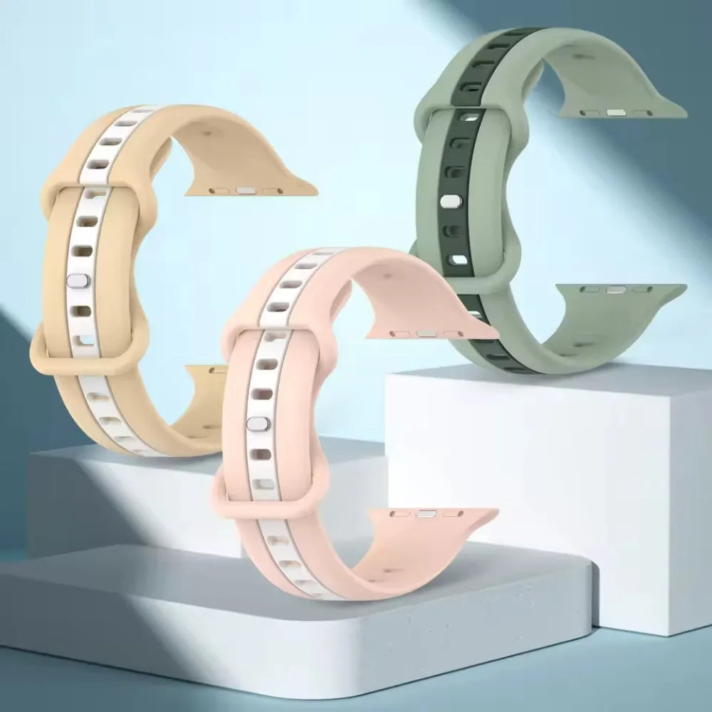 Premium Soft Silicone Band for Apple Watch