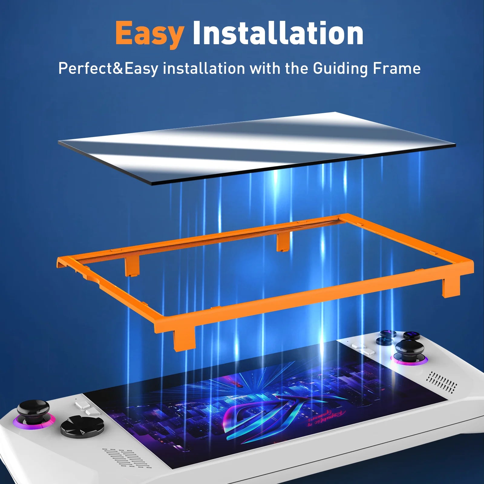 Tempered Glass Screen Protector with Alignment for Asus ROG Ally