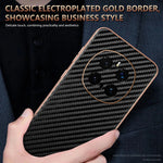 Durable Carbon Fiber Pattern Phone Case for Honor Magic 7 / Magic 7 Pro