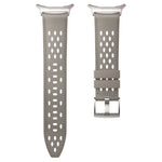 Breathable Perforated Leather Watch Band for Samsung Galaxy Watch 9