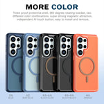 Magnetic Bumper Case with Raised Camera Protection Ring for Samsung Galaxy S25 Series