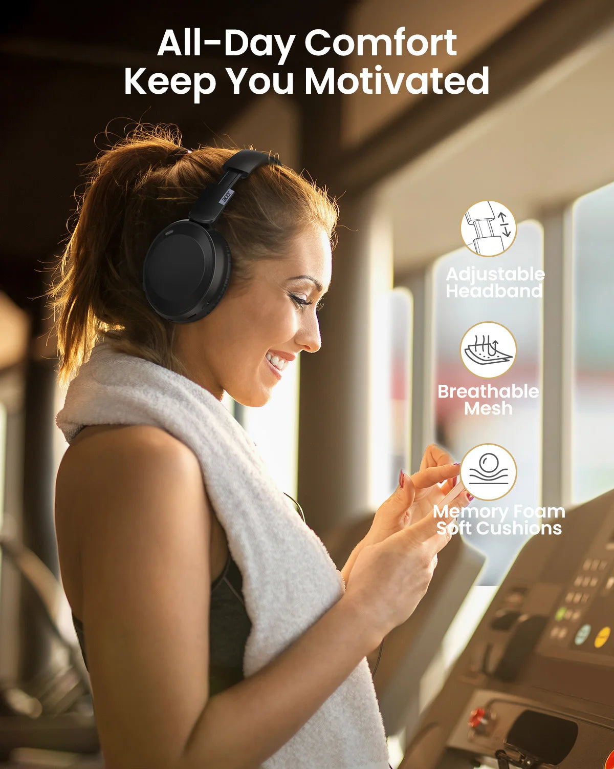 Acer OHR205 45-Hour Wireless Headphones