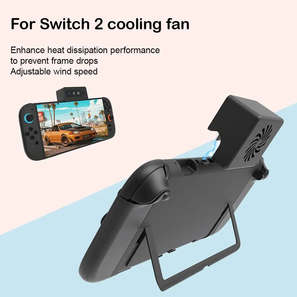 Nintendo Switch 2 Console Cooling Fan with 3-Speed Adjustment for Docking Station