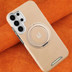 Luxury Business Magnetic Case with 360 Rotating Bracket for Samsung Galaxy S26 Series