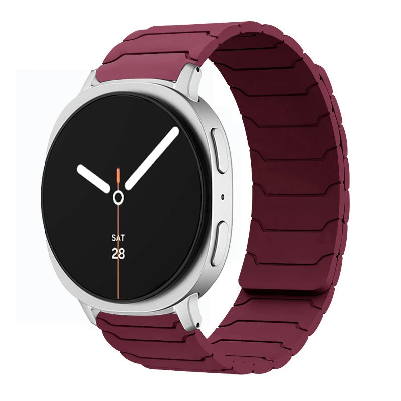 Sport Silicone Band with Magnetic Clasp for Samsung Galaxy Watch 8 / Galaxy Watch 8 Classic