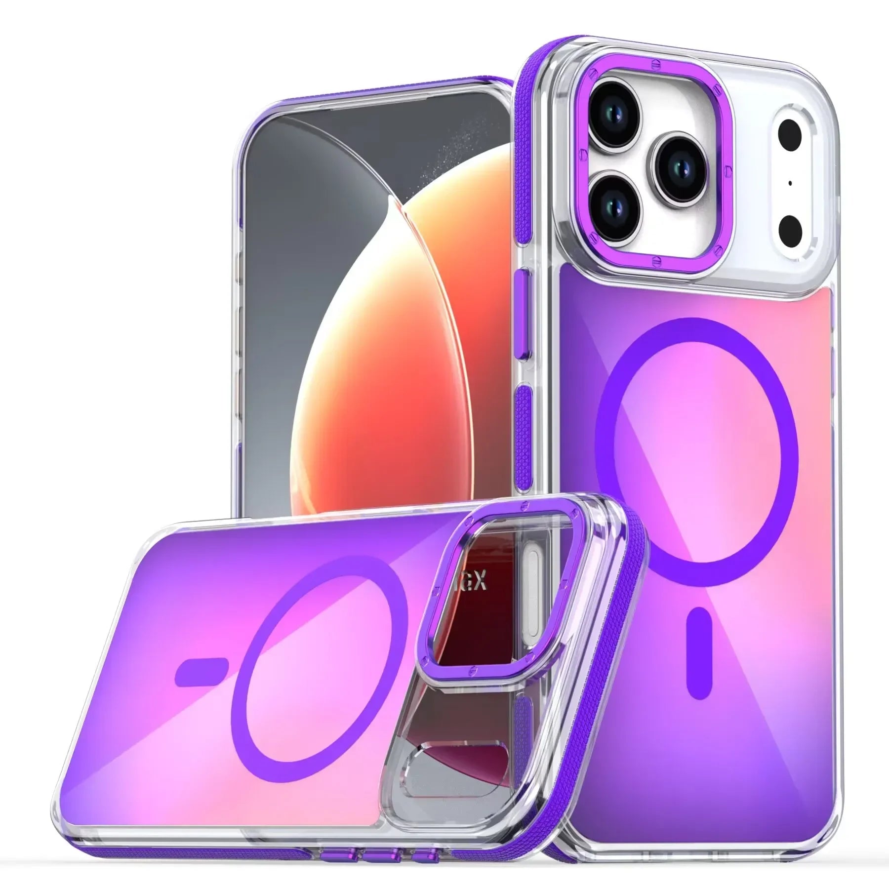 Luxury Protective MagSafe Case with Metal Lens Cover for iPhone 17 Series