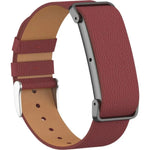 Litchi Leather Band with Sliding Metal Frame for Google Fitbit Air
