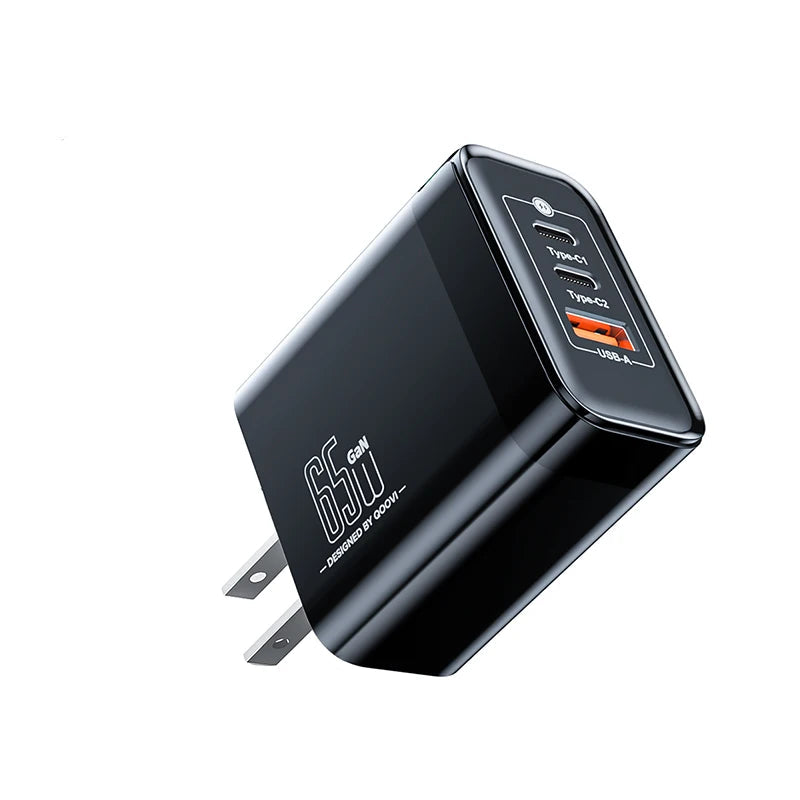 QOOVI 65W Fast Charging GaN Charger