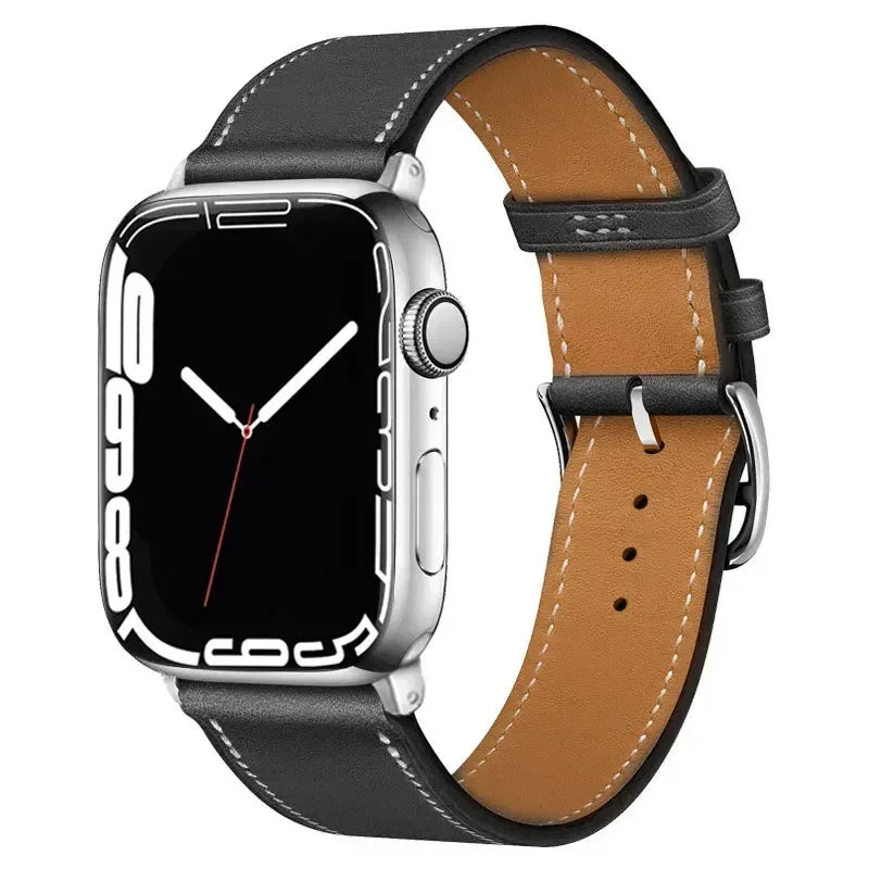 Classic Leather Replacement Strap for Apple Watch