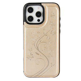 Leather Wallet Phone Case with Card Holder & Kickstand for iPhone 16 Series