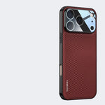 Premium Kevlar Carbon Fiber Grid Texture Case for iPhone 17 Series