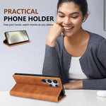 Business Flip Wallet Case with Card Slots for Samsung Galaxy S26 Series
