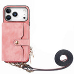 Multi-Functional Crossbody Leather Case with Card Slots & Zipper Pouch for iPhone 17 Series