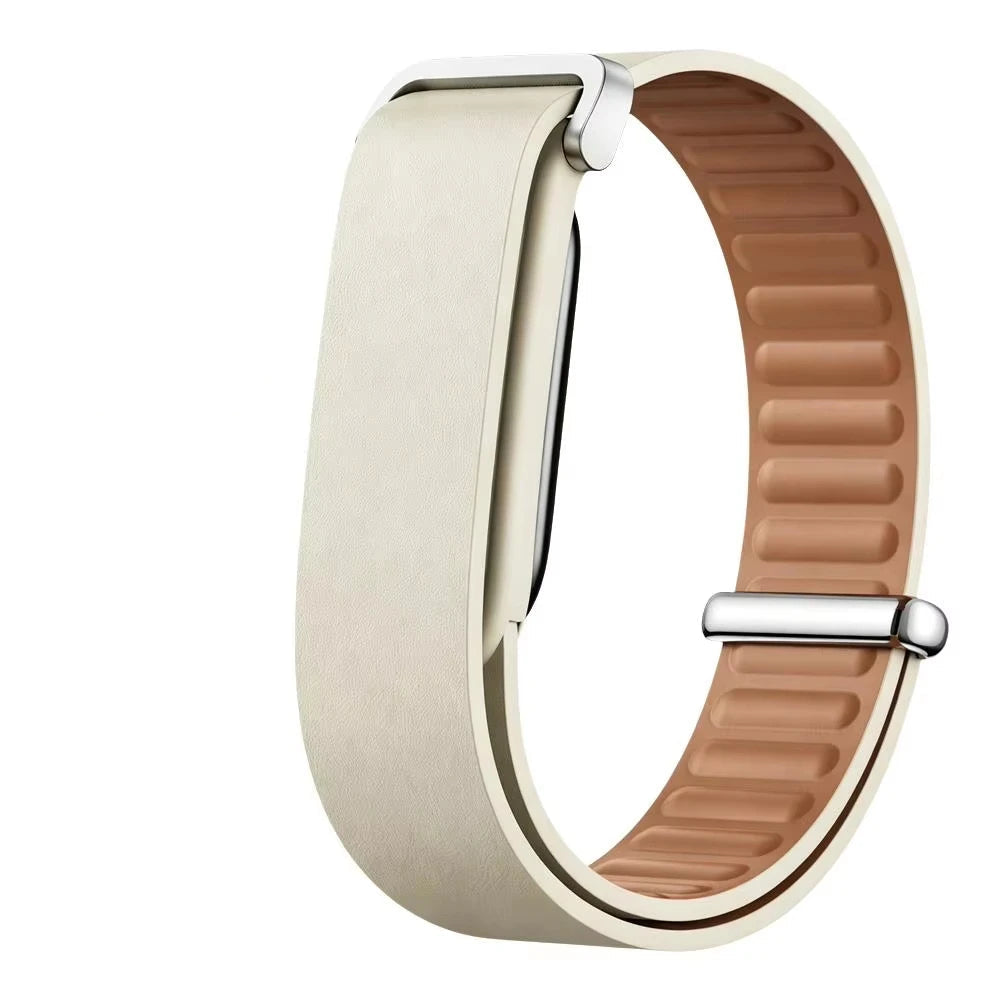 Slide-Lock Leather Strap for Google Fitbit Air