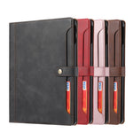 Leather Folio Case with Card Slot for iPad Pro M5 (2025)