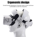 Comfort-Enhancing Adjustable Head Strap for Meta Quest 2 VR Headset