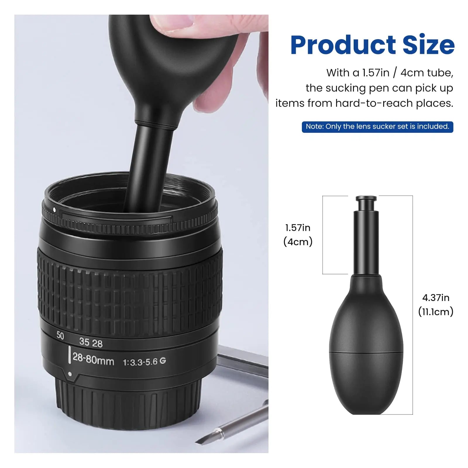 Vacuum Camera Lens Suction Kit