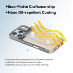 Translucent Micro Matte TPU Bumper Case for iPhone 17 Series