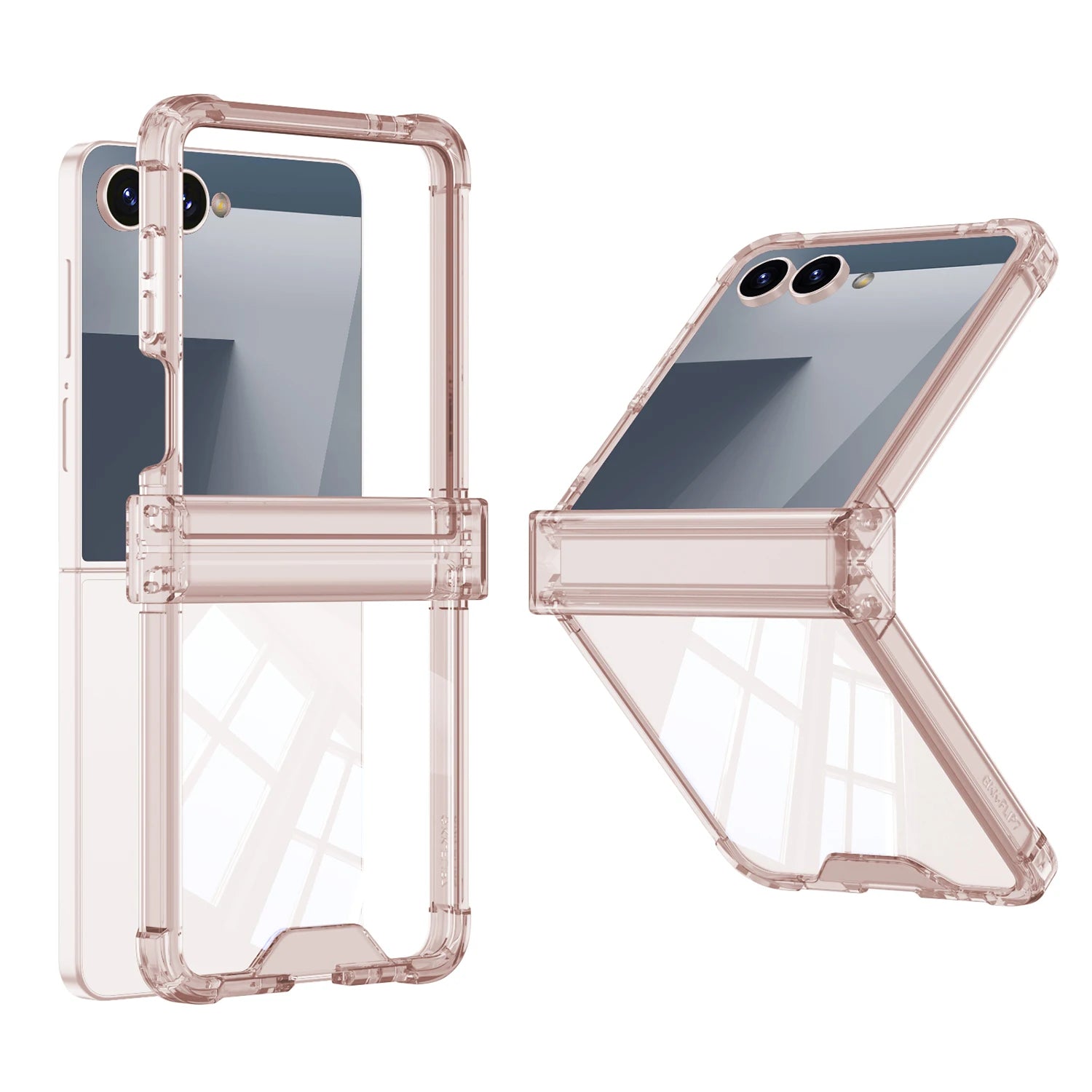 Four-Corner Shockproof Clear Case for Samsung Galaxy Z Flip 8