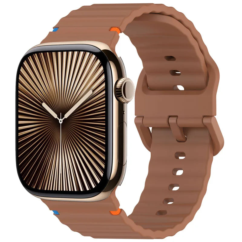 Flexible Silicone Watch Band for Apple Watch
