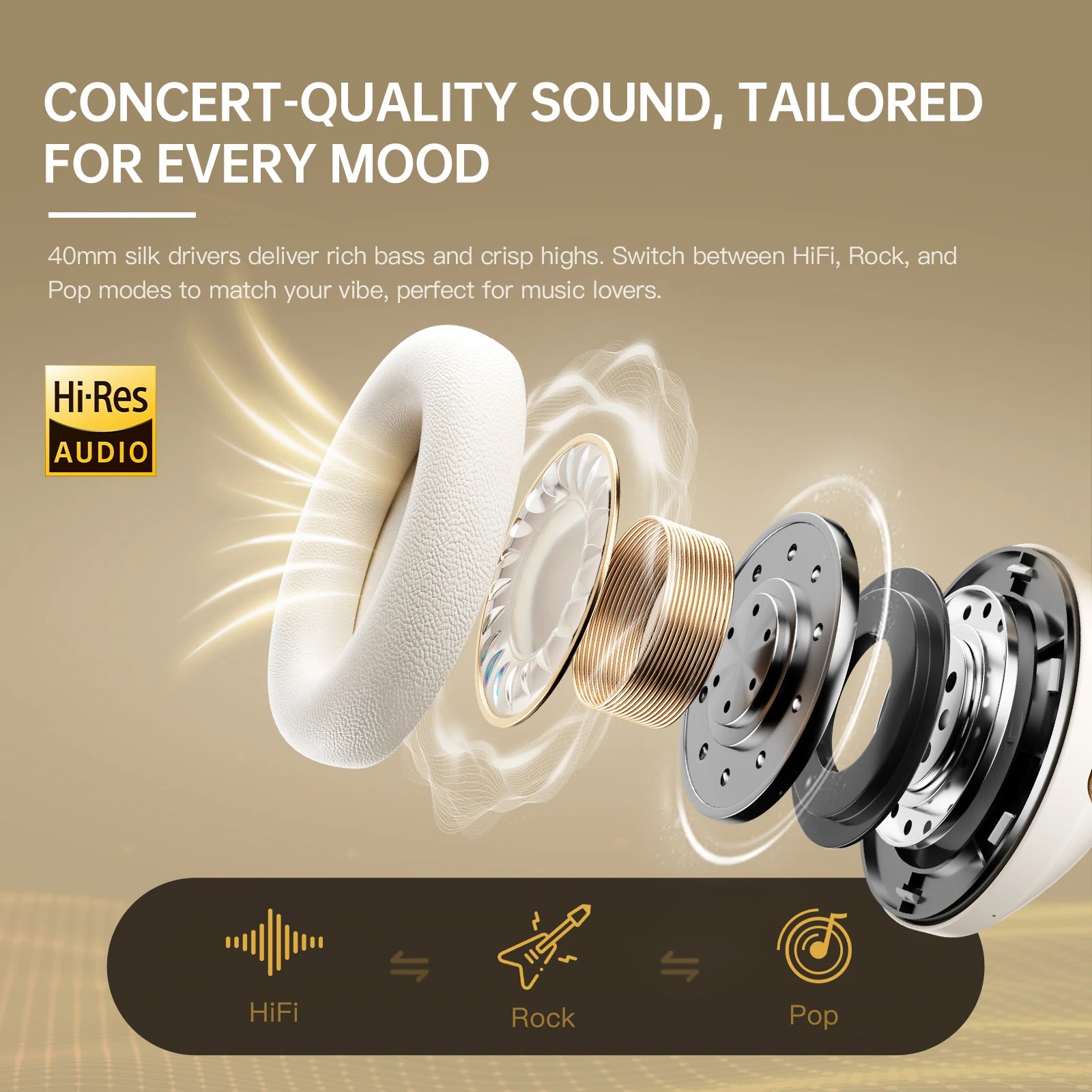 iKF T3 Pro ANC Bluetooth Headphones