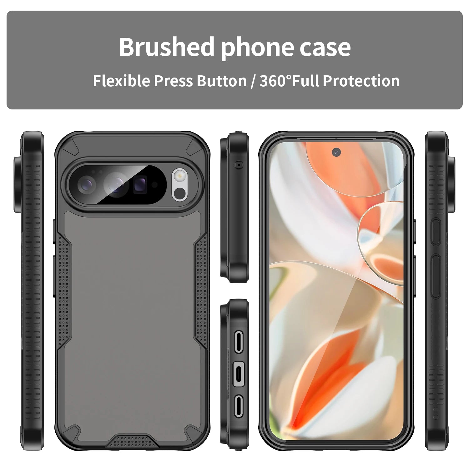 Google Pixel 9 Series Anti-Scratch Protective Back Cover