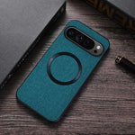 Fabric Cloth Texture Magnetic Case for Google Pixel 9 Series