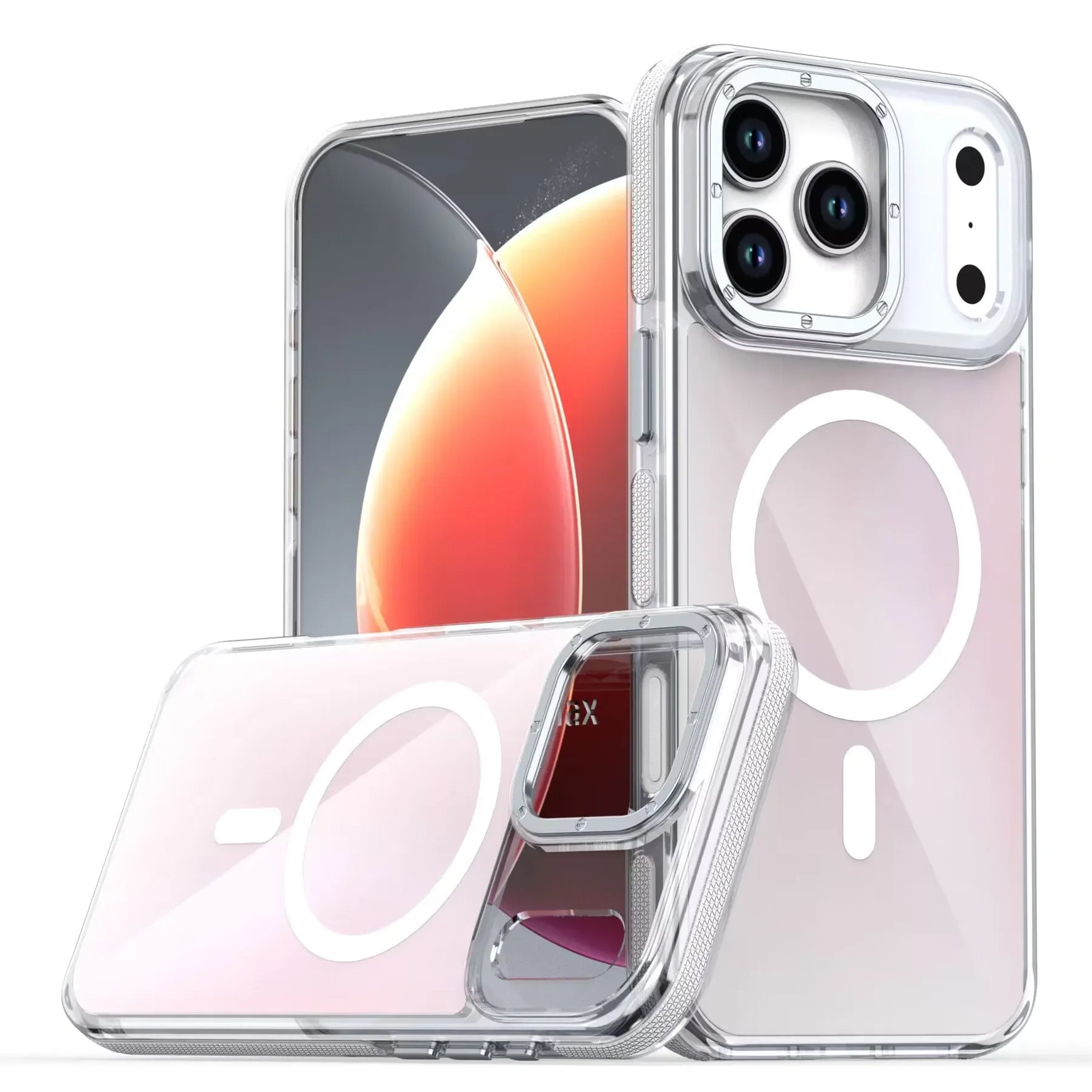 Luxury Protective MagSafe Case with Metal Lens Cover for iPhone 17 Series