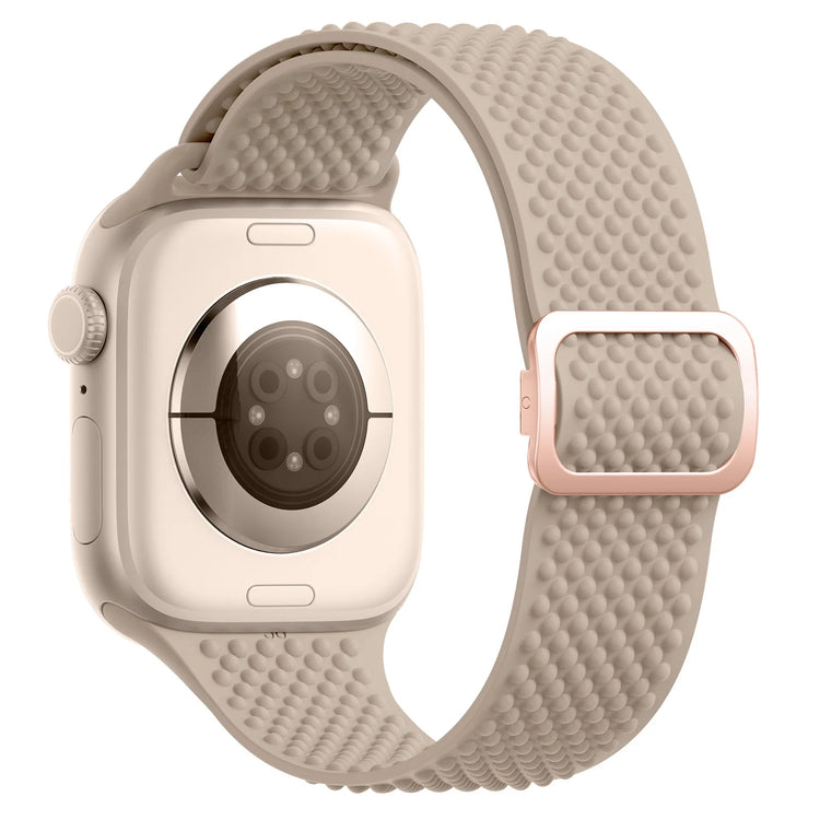 Silicone Sport Band with Adjustable Buckle for Apple Watch